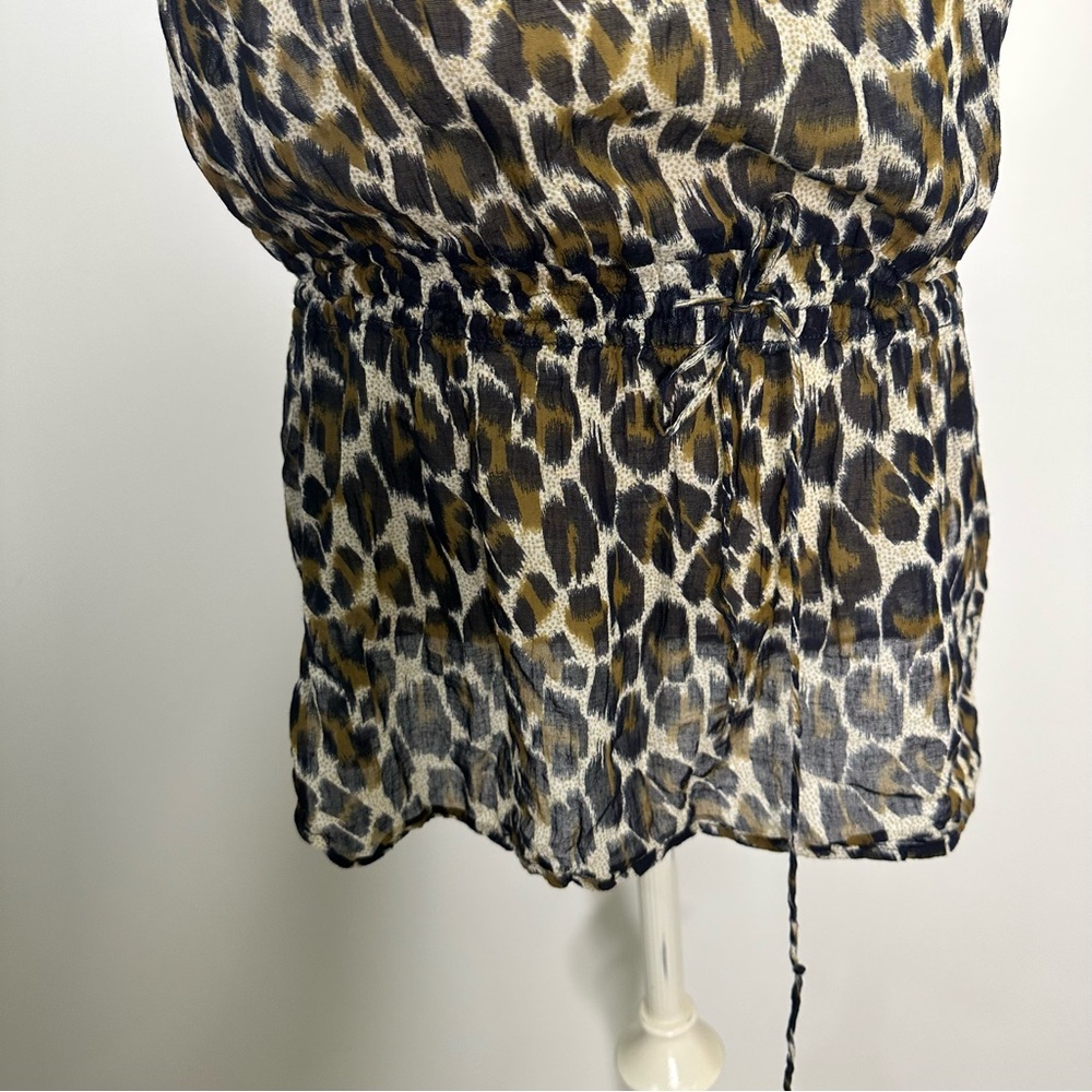 Forever21 animal print strapless top cover up Medium - Picture 7 of 16